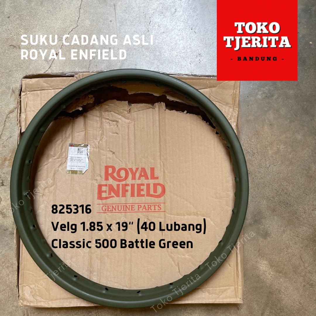 Velg 19" (40 lubang) Classic Battle Green 825316 Royal Enfield ASLI