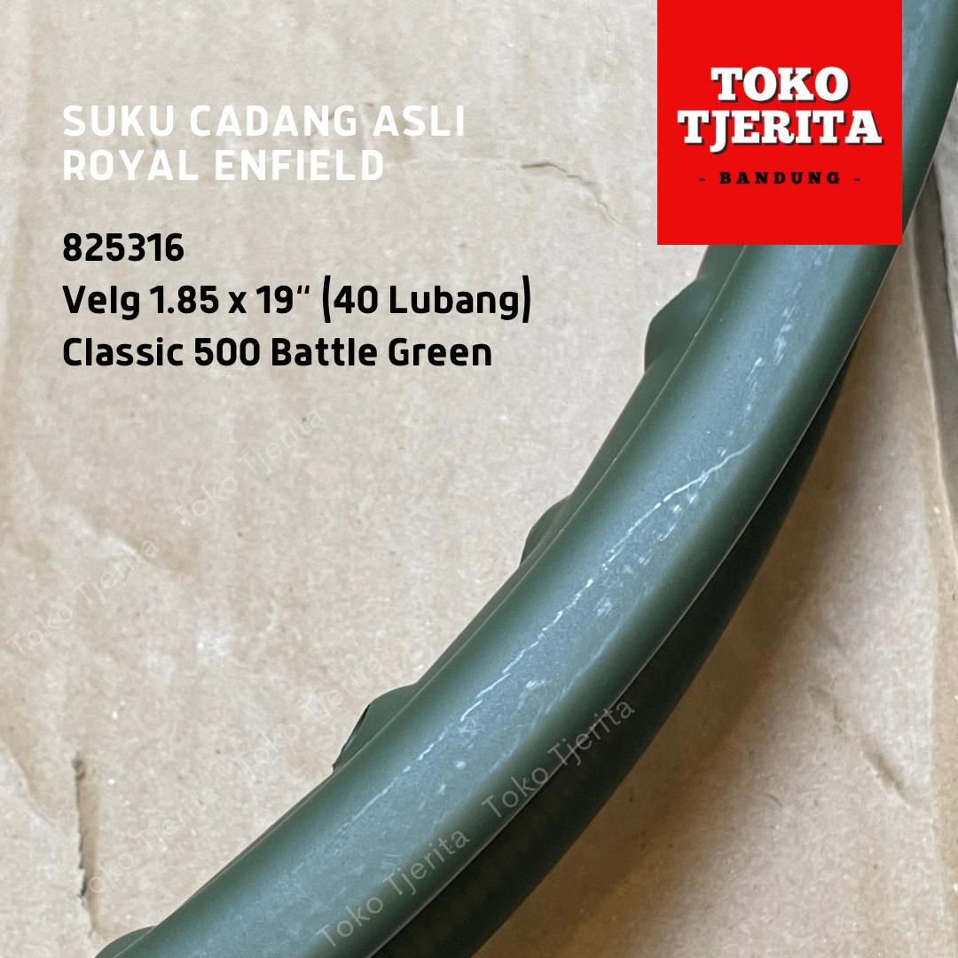 Velg 19" (40 lubang) Classic Battle Green 825316 Royal Enfield ASLI