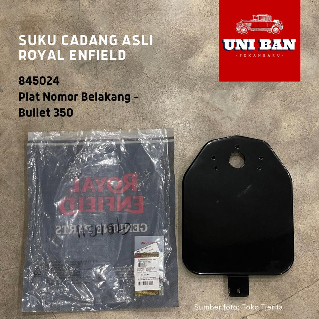 Plat Nomor Belakang Bullet 350 845024 - Royal Enfield ASLI