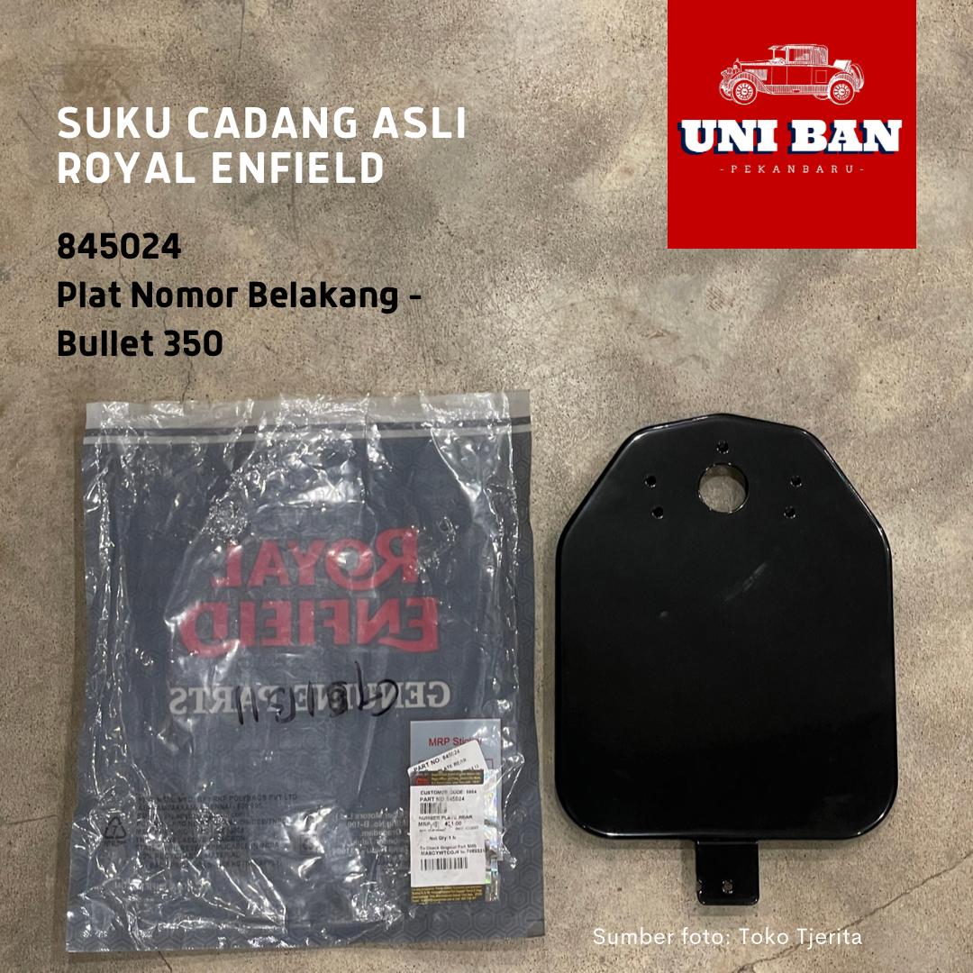 Plat Nomor Belakang Bullet 350 845024 - Royal Enfield ASLI