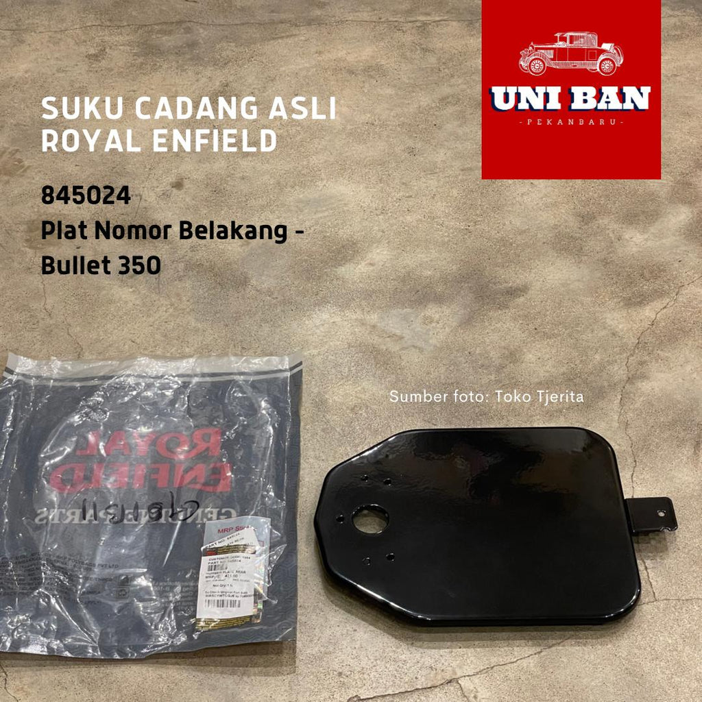 Plat Nomor Belakang Bullet 350 845024 - Royal Enfield ASLI