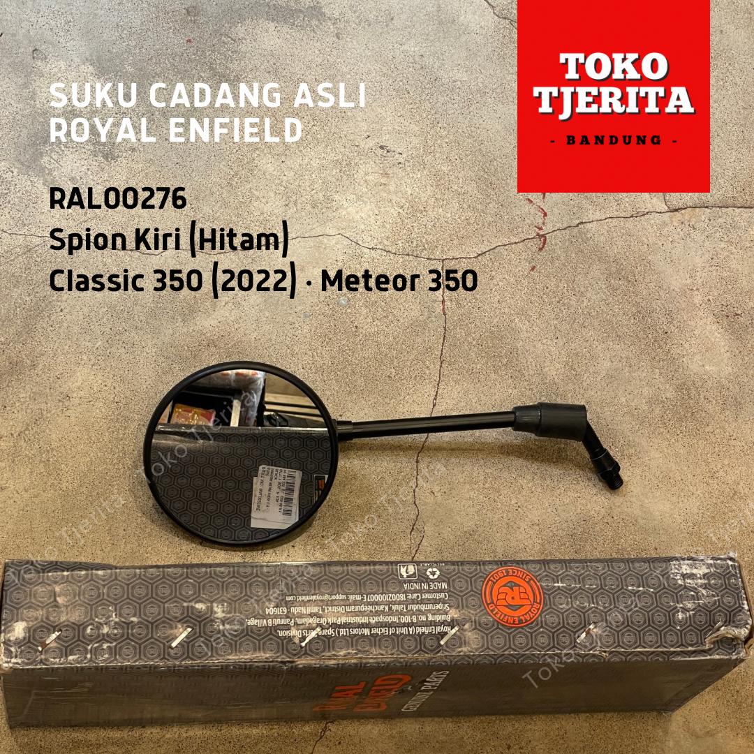 Spion Hitam Meteor 350 Hunter 350 RAL00274 (kanan) / RAL00276 (kiri) - Royal Enfield ASLI