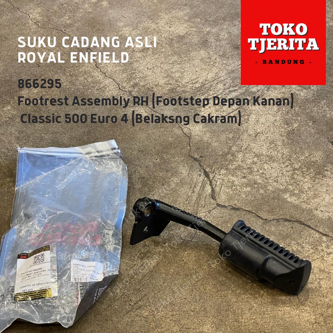 Footrest Foot Step Kanan Depan 866295 Classic 500 Belakang Cakram - Royal Enfield ASLI