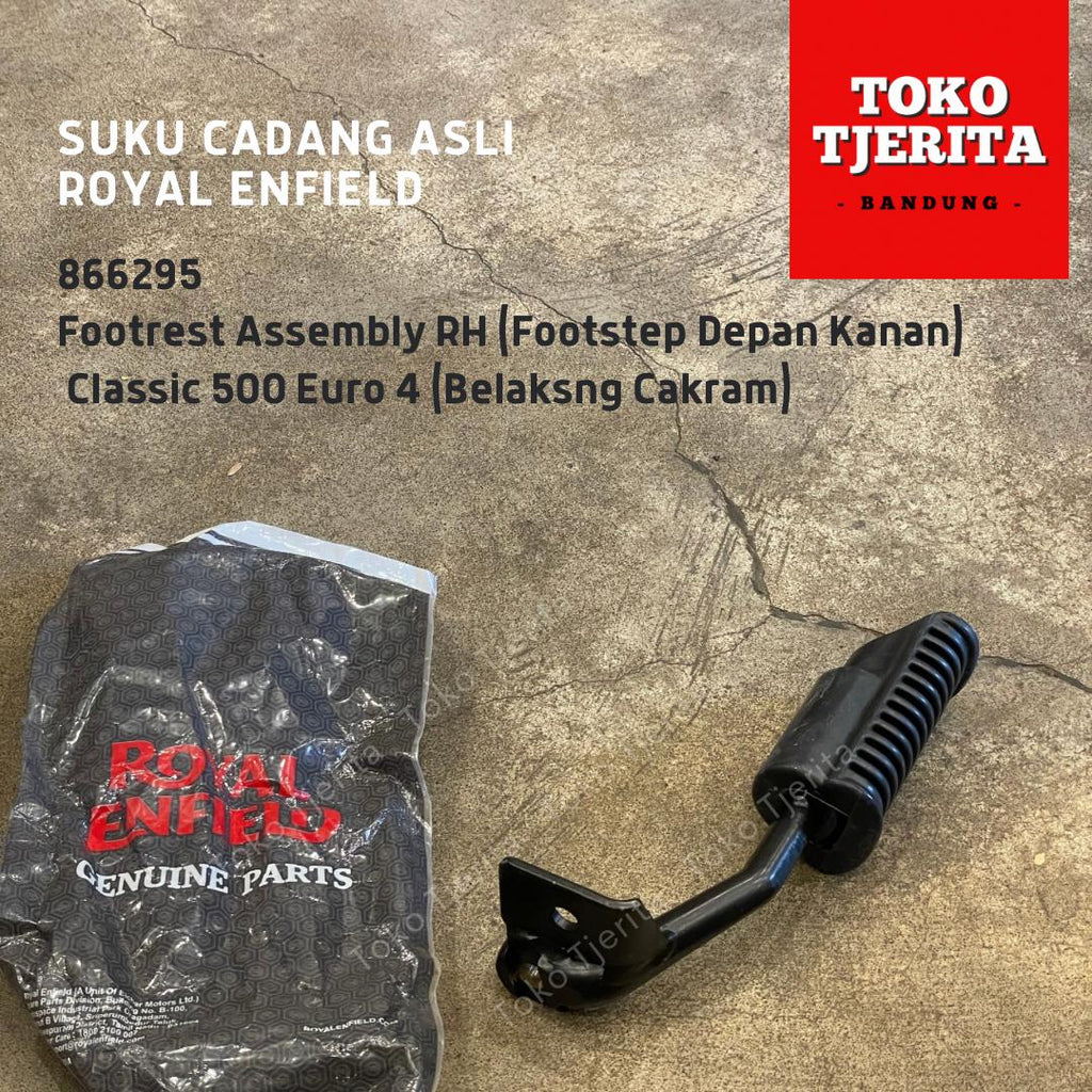 Footrest Foot Step Kanan Depan 866295 Classic 500 Belakang Cakram - Royal Enfield ASLI