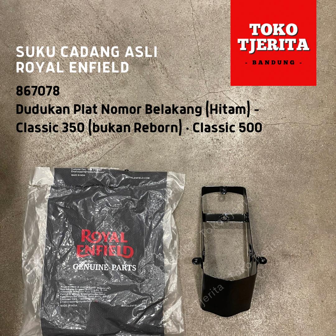 Dudukan Plat dan Lampu Belakang Classic 867078 - Royal Enfield ASLI