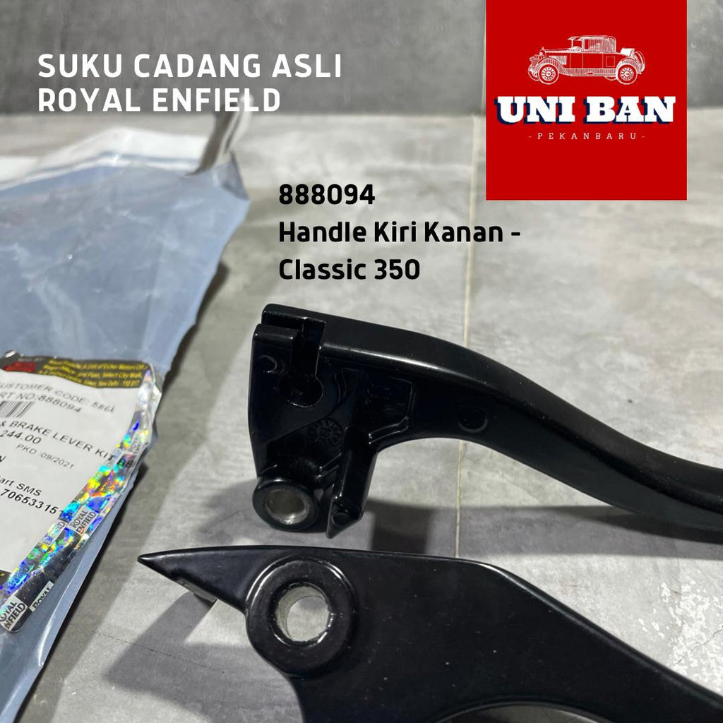 Handle Kiri Kanan Hitam (2 Buah) 888094 Classic - Royal Enfield ASLI