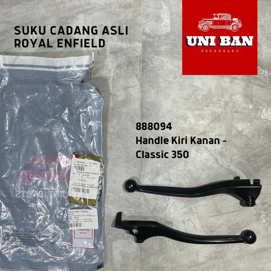 Handle Kiri Kanan Hitam (2 Buah) 888094 Classic - Royal Enfield ASLI