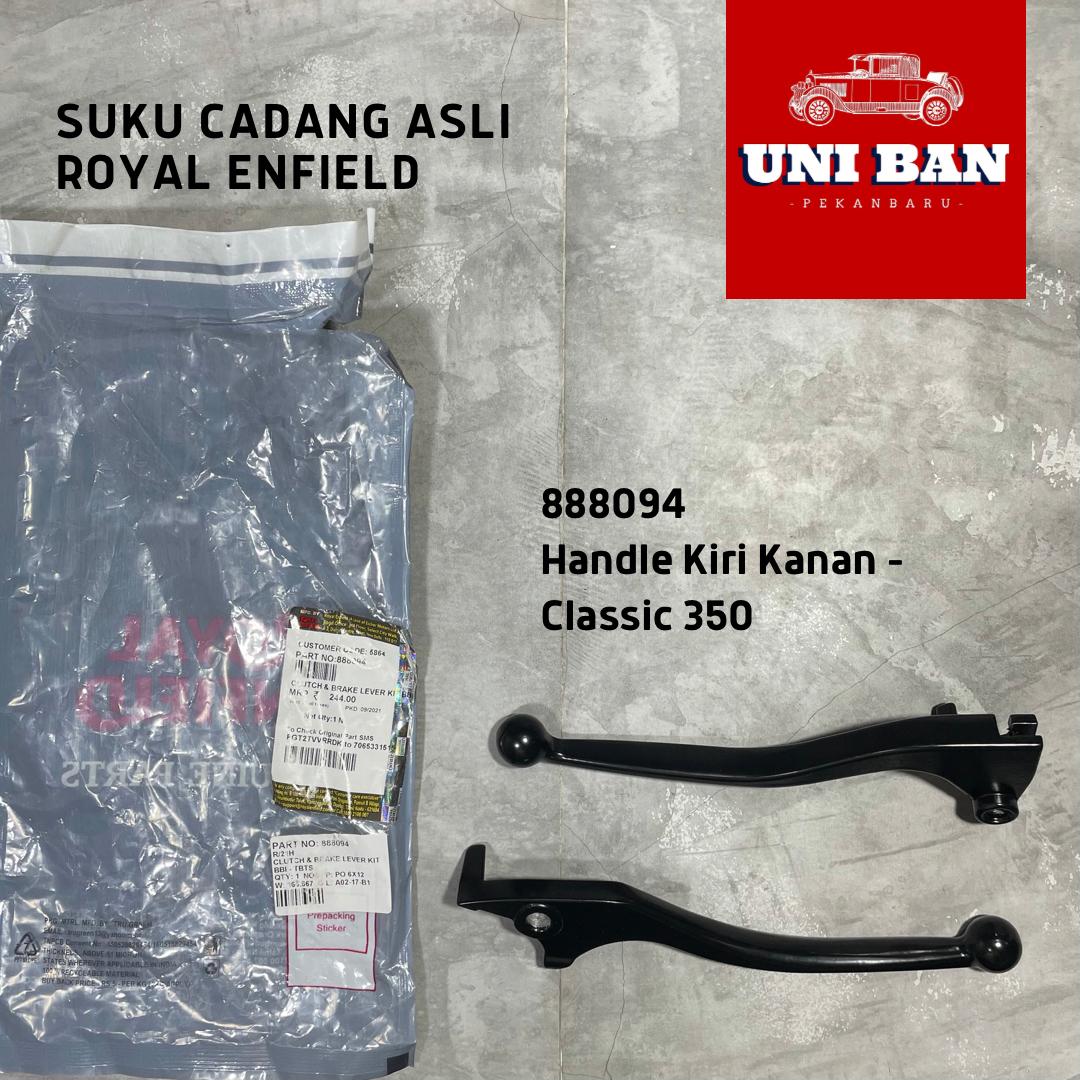 Handle Kiri Kanan Hitam (2 Buah) 888094 Classic - Royal Enfield ASLI