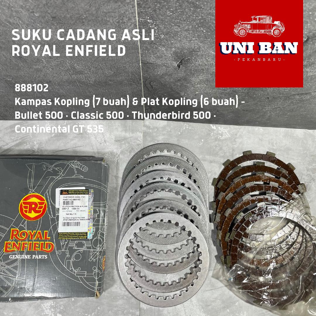 Kampas Kopling (Clutch Friction Kit) Asli Genuine Royal Enfield 888102