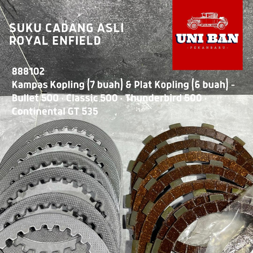 Kampas Kopling (Clutch Friction Kit) Asli Genuine Royal Enfield 888102
