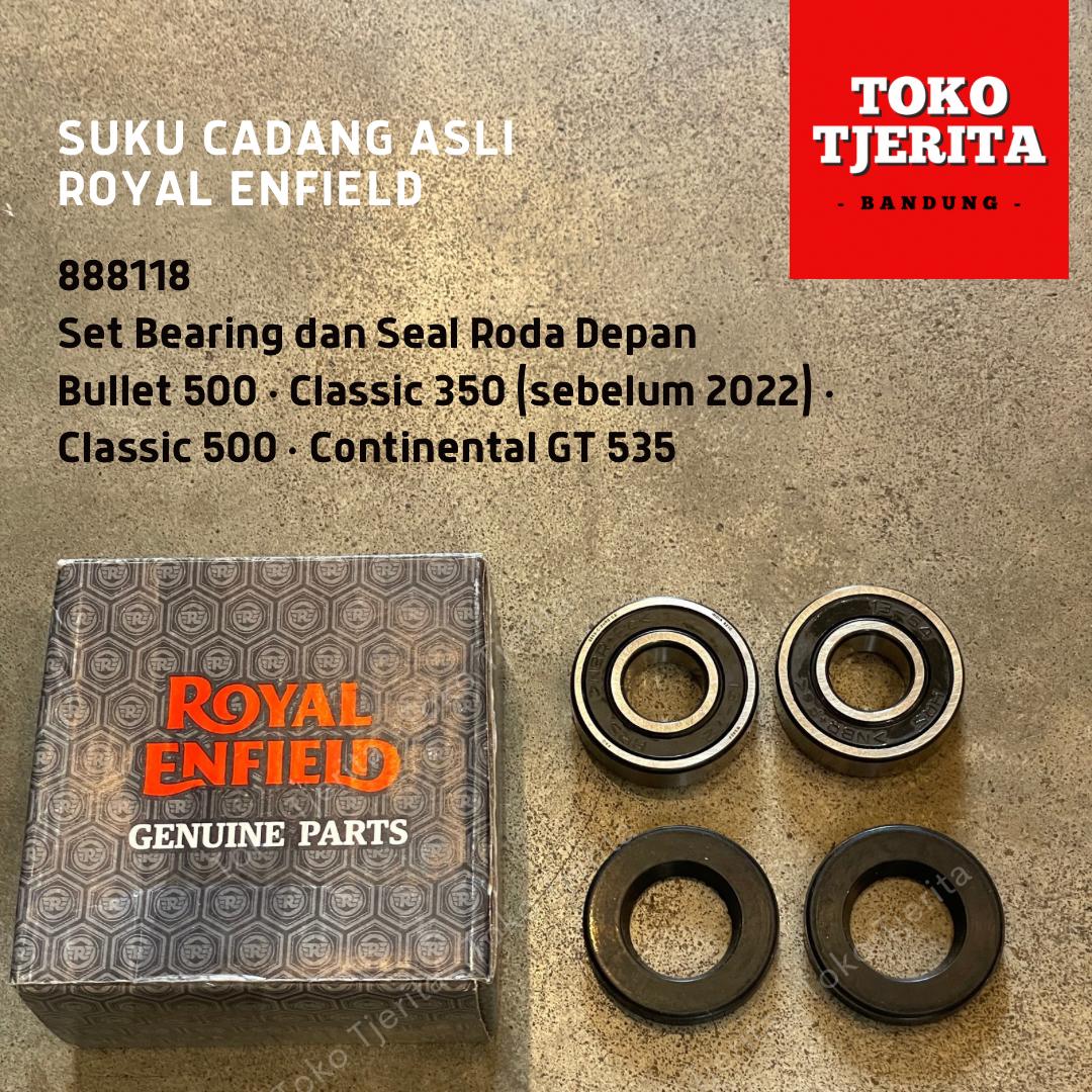 Set Bearing dan Seal Roda Depan Bullet Classic Continental GT 535 888118 - Royal Enfield ASLI