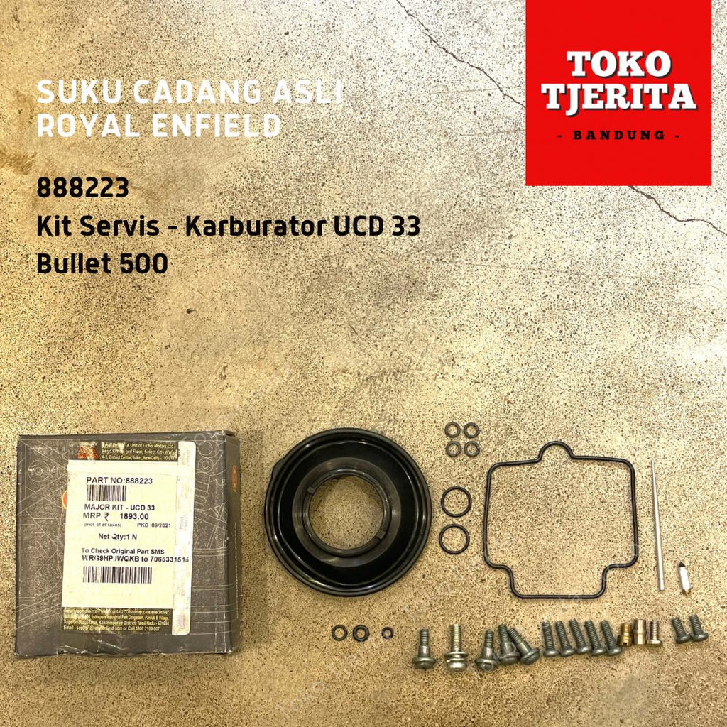 Kit Servis Karburator UCD 33 Bullet 500 888223 - Royal Enfield ASLI