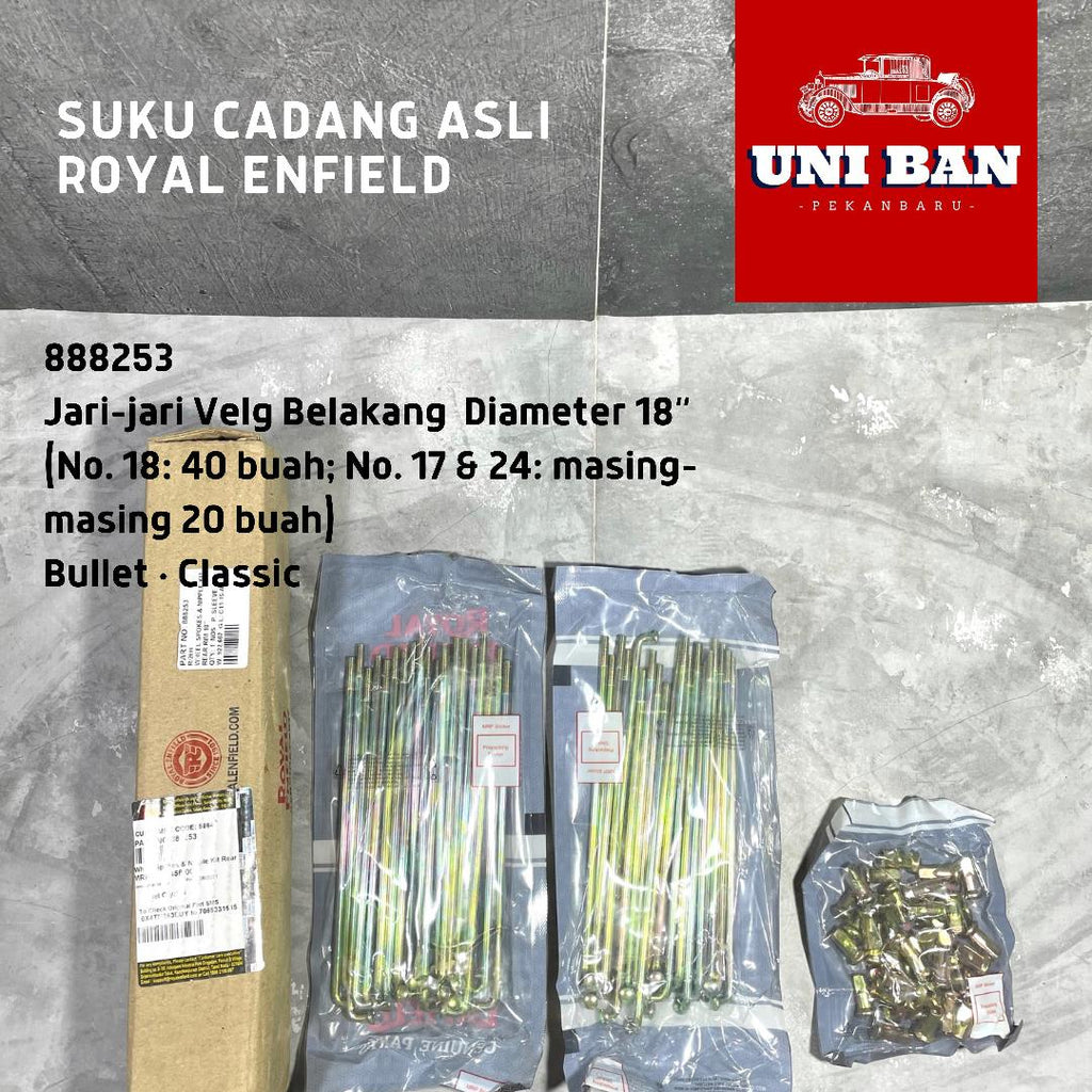 Jari-jari Velg 18" Classic 888253 - Royal Enfield ASLI