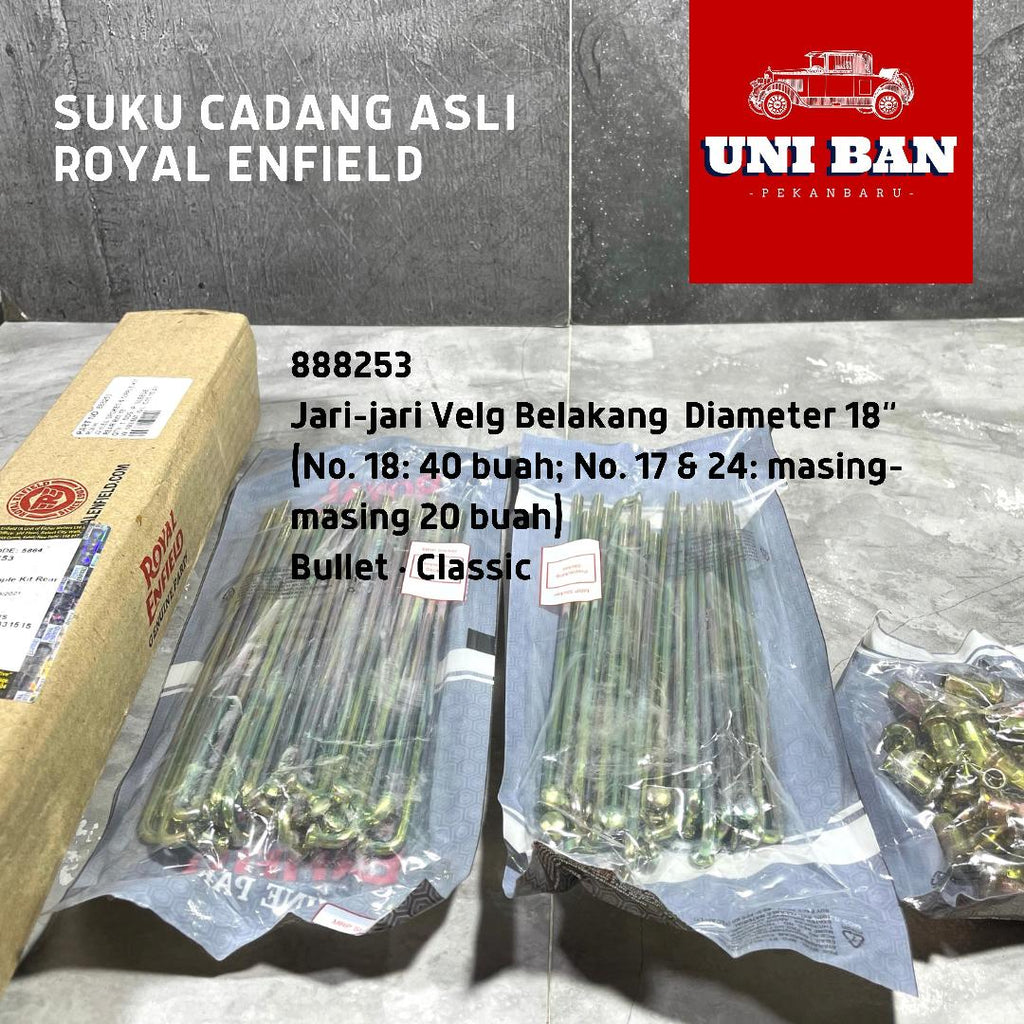 Jari-jari Velg 18" Classic 888253 - Royal Enfield ASLI