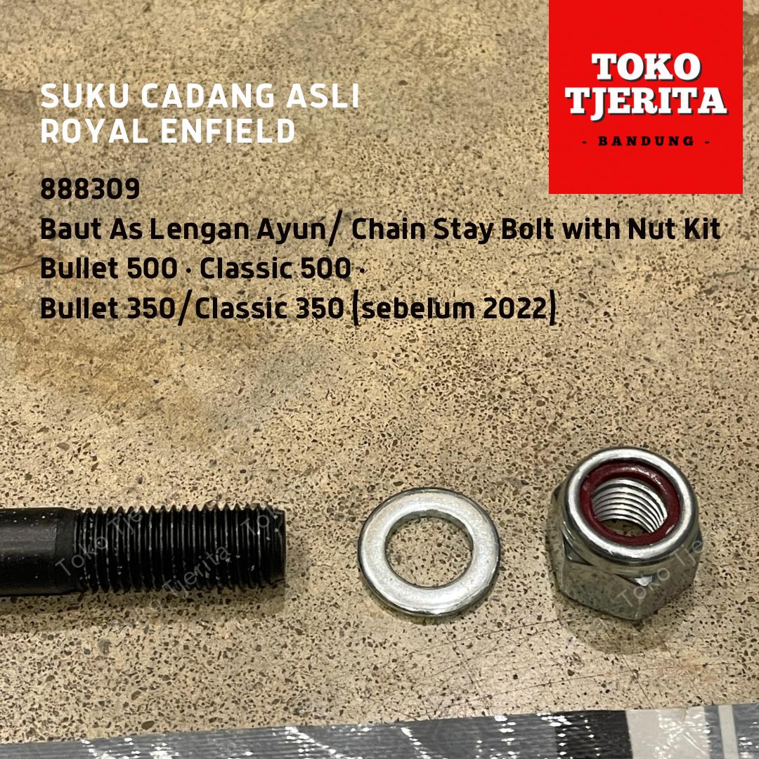 Baut As Lengan Ayun Bullet 350 Classic 500 888309 - Royal Enfield ASLI