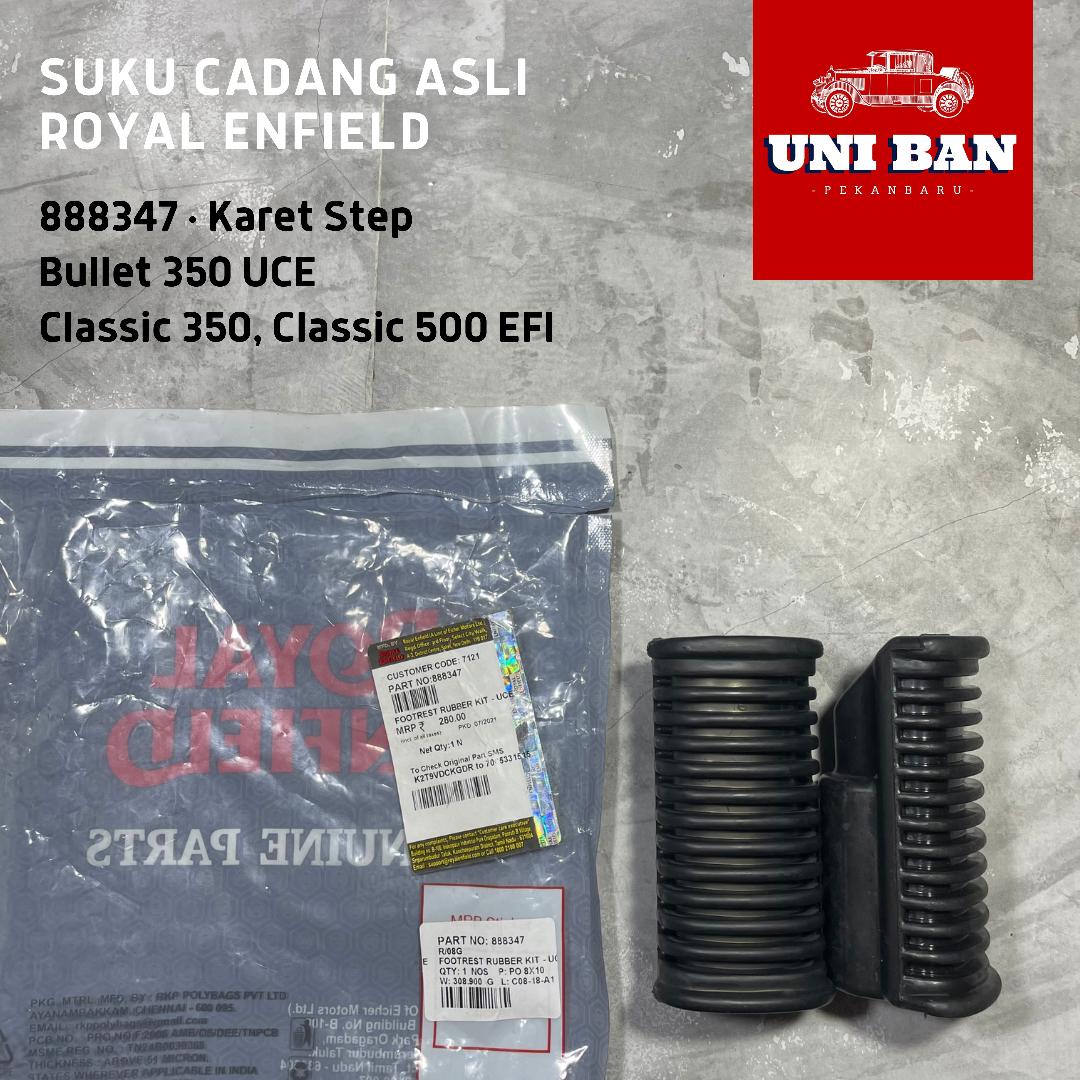 Karet Foot Step ( 2 Buah) Footstep Footrest 888347 Royal Enfield ASLI