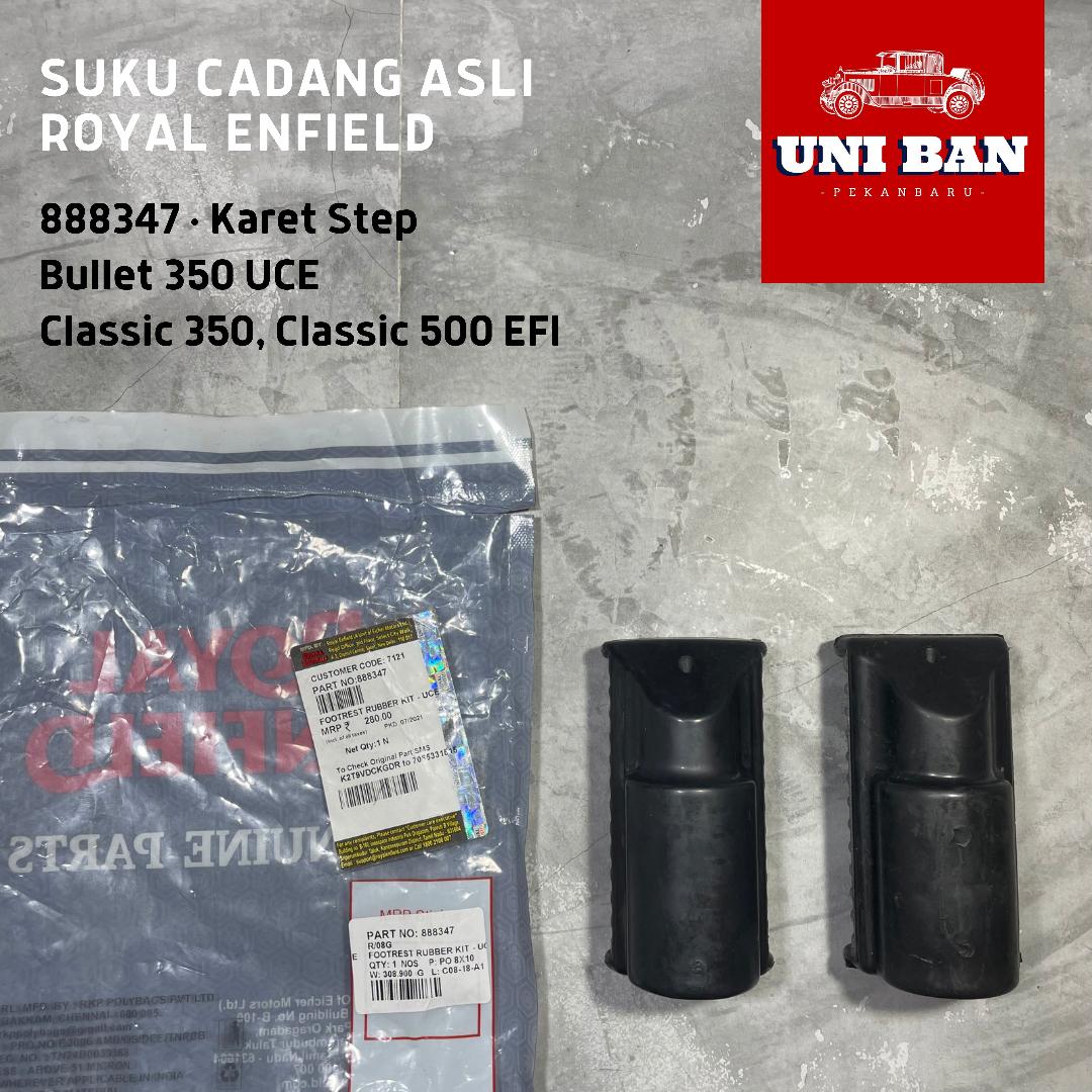 Karet Foot Step ( 2 Buah) Footstep Footrest 888347 Royal Enfield ASLI