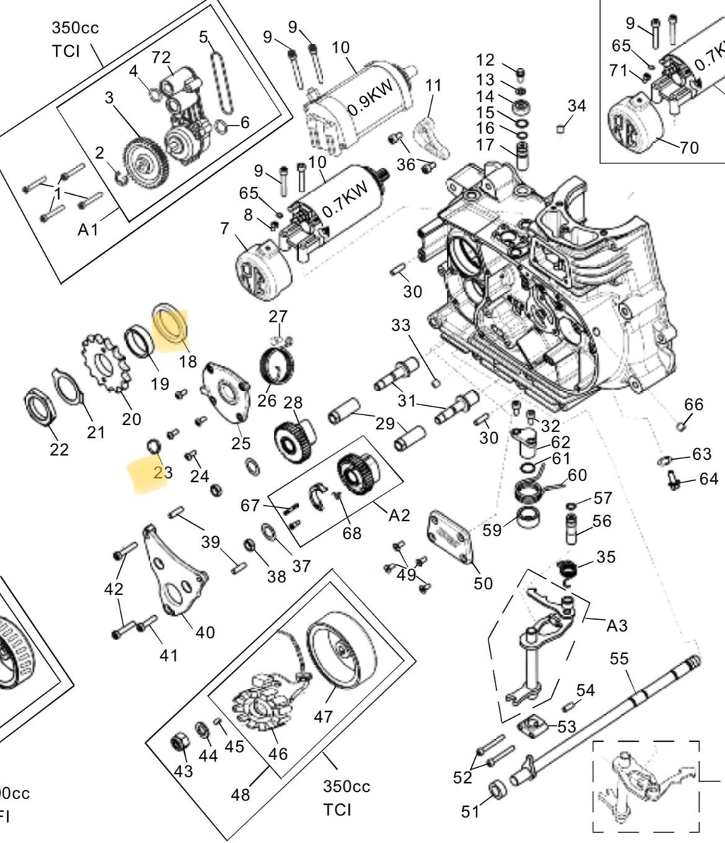 Oil Seal Kit / Seal Oli 350 500 Royal Enfield / 888355 - ASLI