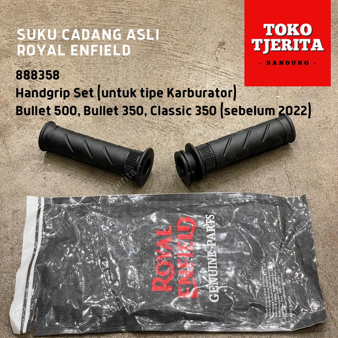 Set Handgrip Bullet 350 500 Karburator 888358 - Royal Enfield ASLI