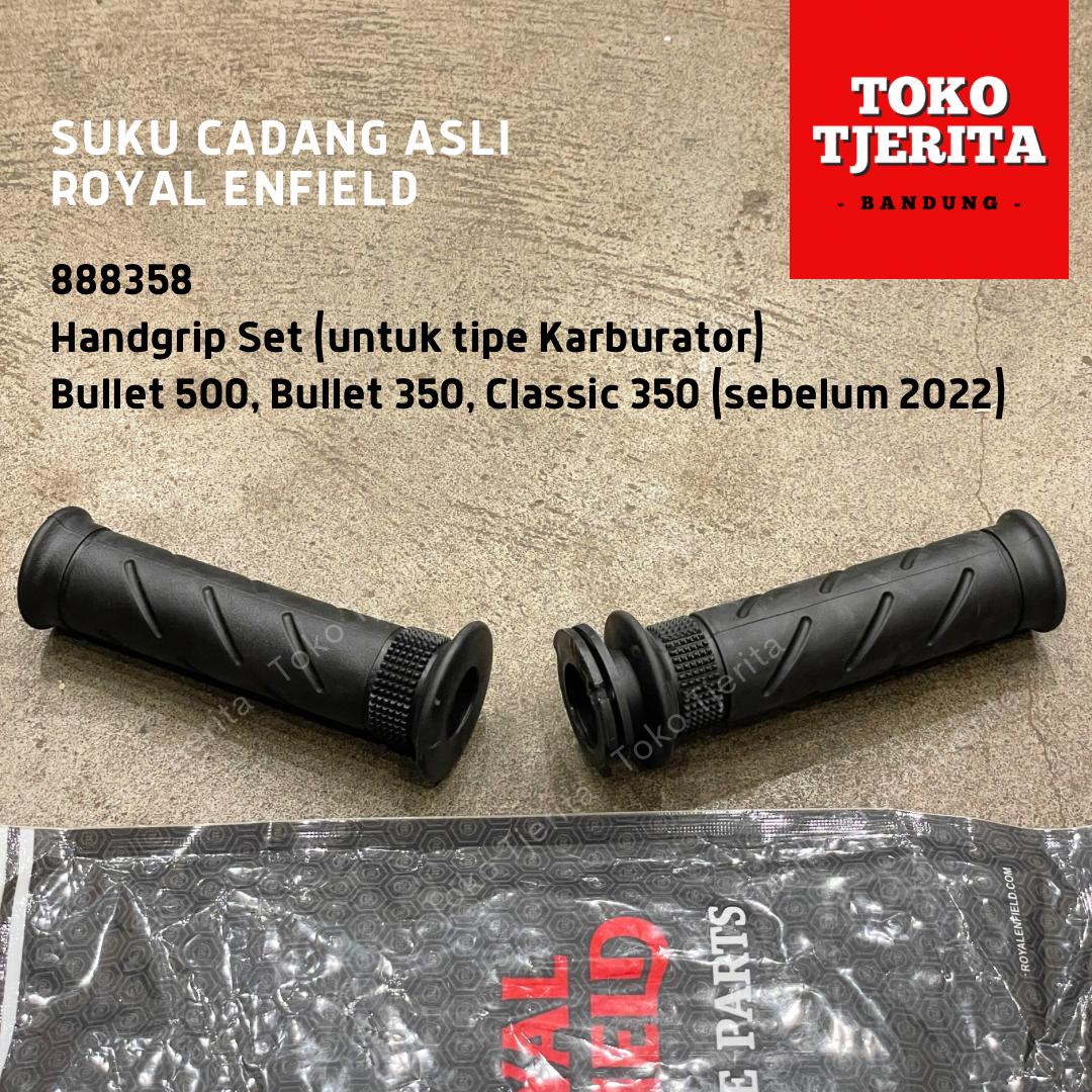Set Handgrip Bullet 350 500 Karburator 888358 - Royal Enfield ASLI