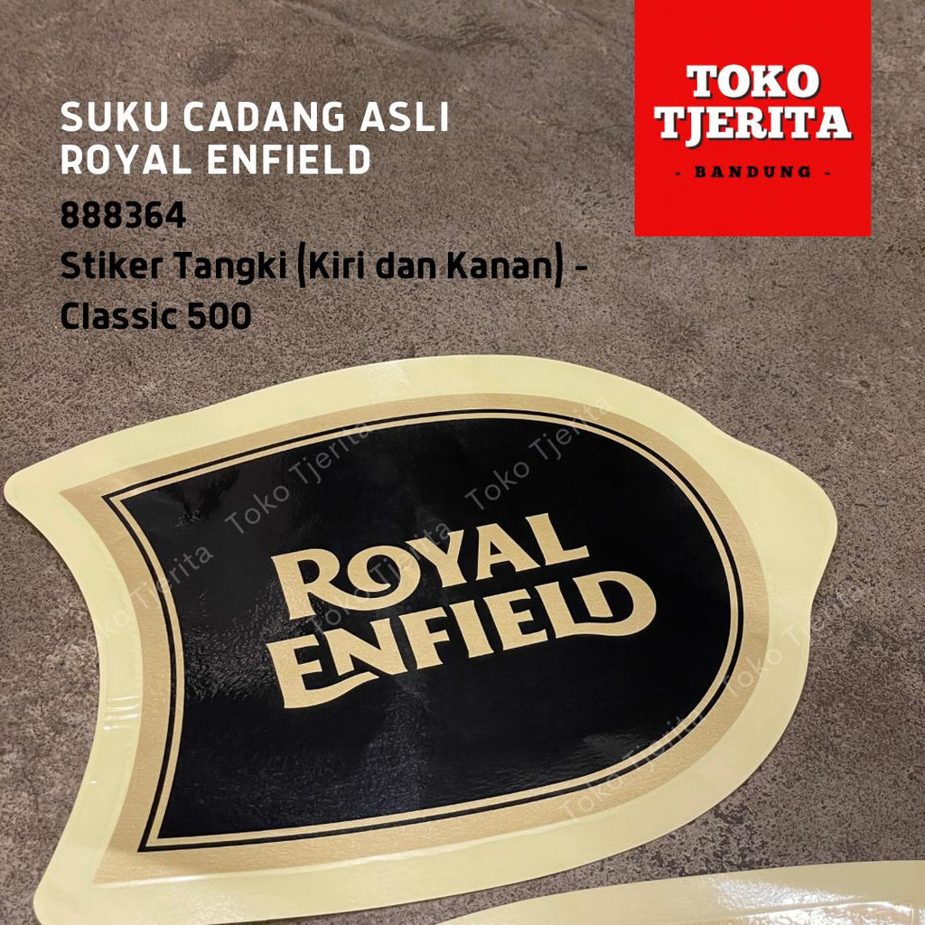 Stiker Tangki Classic 500 (Kiri-Kanan) 888364 - Royal Enfield ASLI