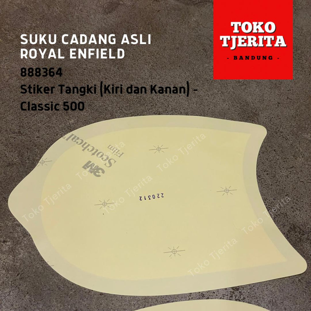 Stiker Tangki Classic 500 (Kiri-Kanan) 888364 - Royal Enfield ASLI