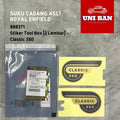 Stiker Toolbox Classic 350 2 Lembar 888371 - Royal Enfield ASLI