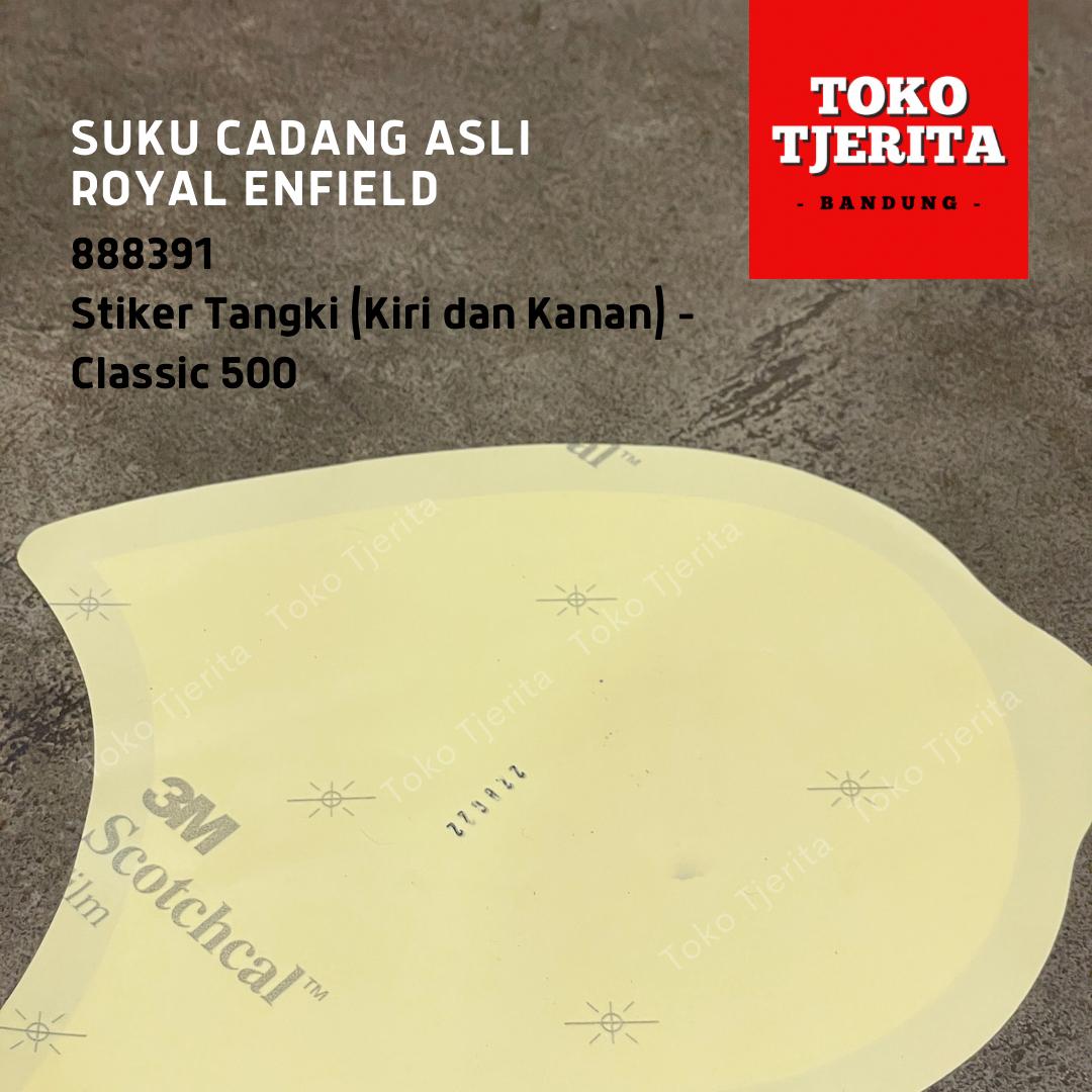 Stiker Tangki Classic 500 (Kiri-Kanan) 888391 - Royal Enfield ASLI
