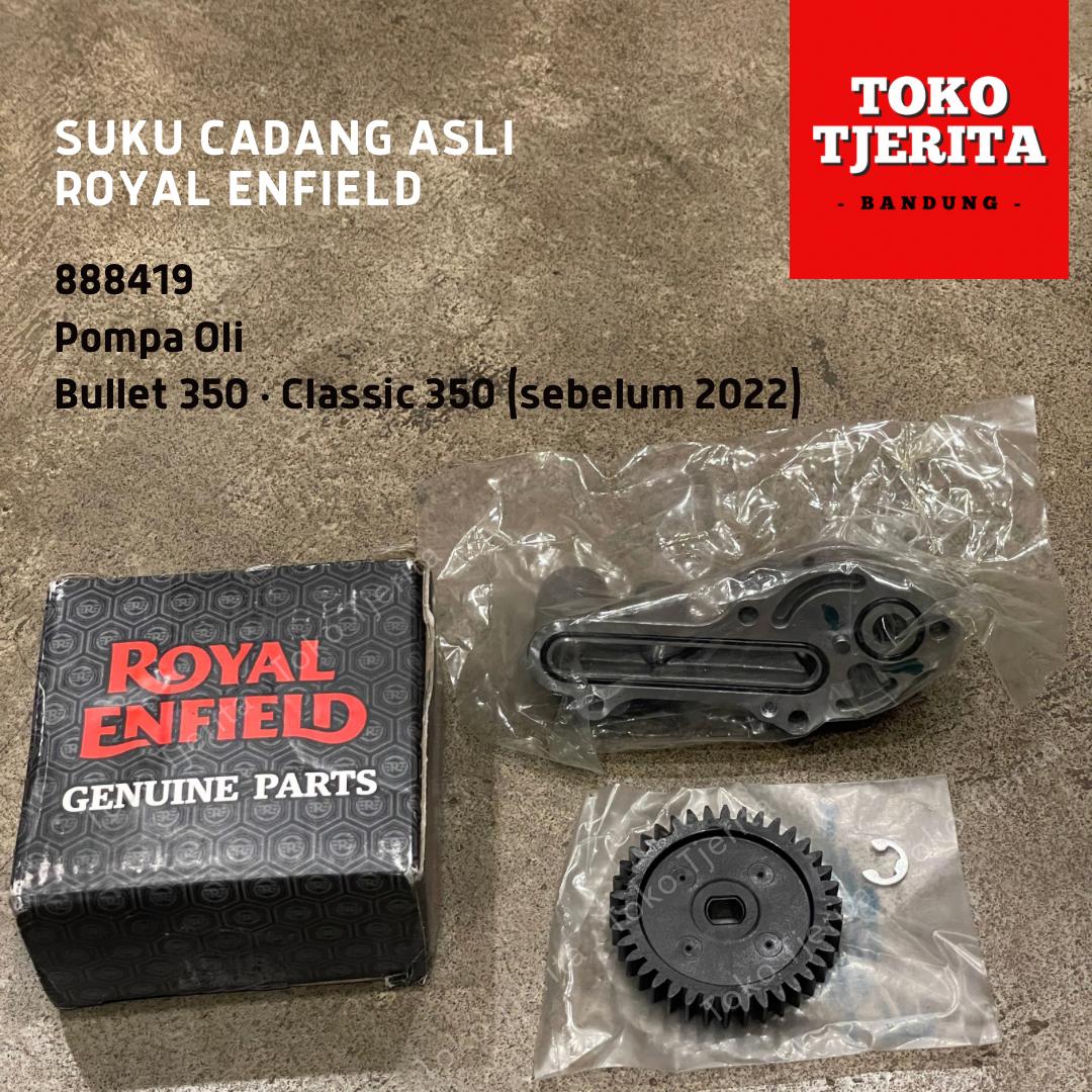 Pompa Oli Bullet 350 Classic 350 Karburator 888419 Royal Enfield ASLI