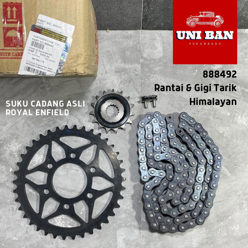 Rantai dan Gigi Tarik RE Himalayan 888492 - Royal Enfield ASLI