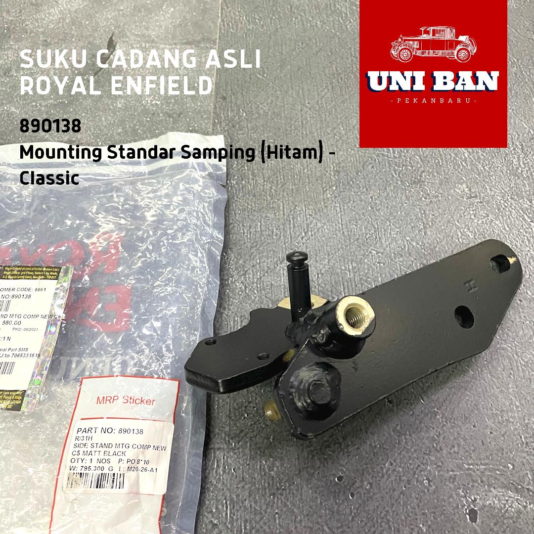 Mounting Standar Samping Hitam Classic 890138 - Royal Enfield ASLI