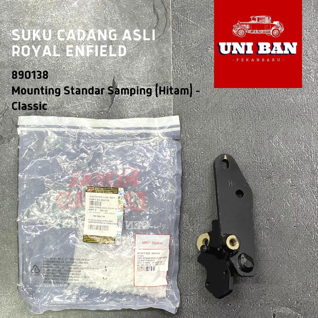 Mounting Standar Samping Hitam Classic 890138 - Royal Enfield ASLI