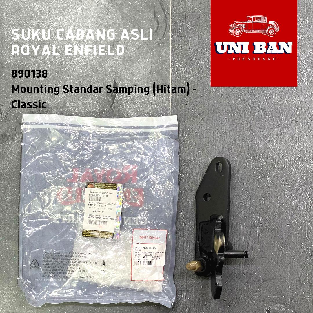 Mounting Standar Samping Hitam Classic 890138 - Royal Enfield ASLI
