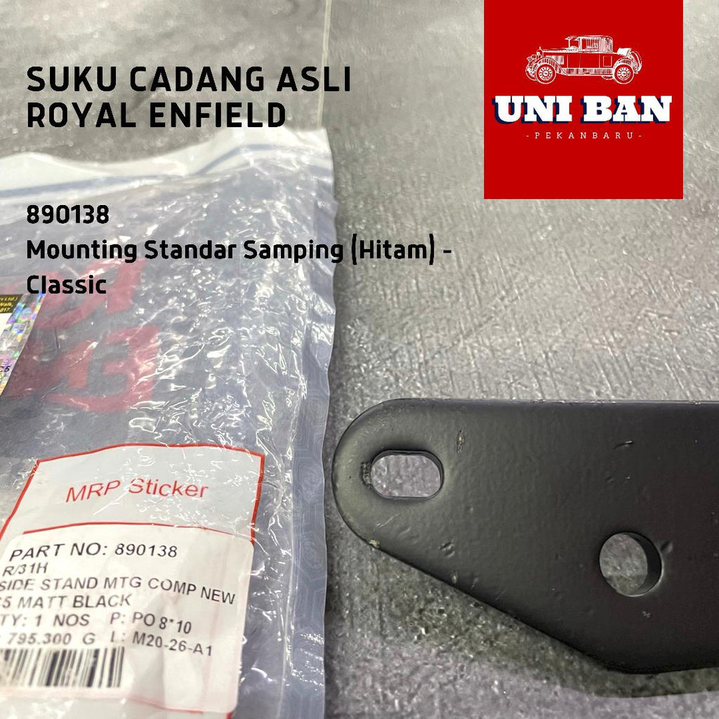 Mounting Standar Samping Hitam Classic 890138 - Royal Enfield ASLI