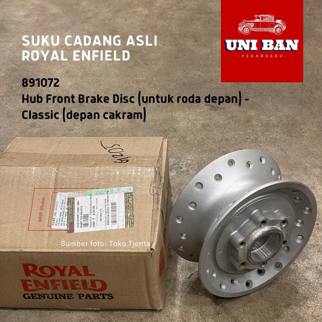Tromol Depan Cakram 40 Lubang Classic 891072 - Royal Enfield ASLI