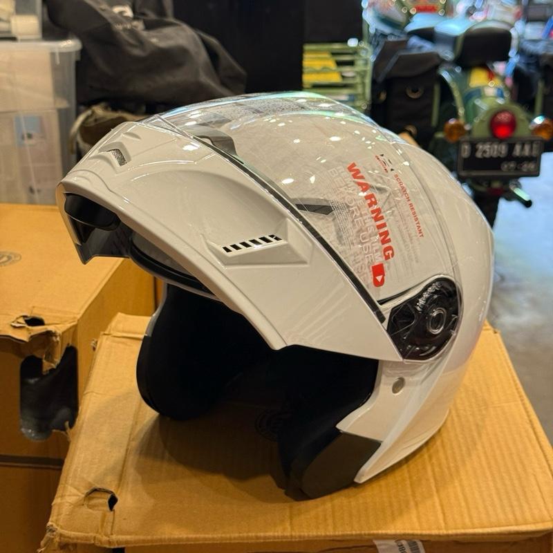 Helm Modular Adroit Putih RRGHEA240967 - Royal Enfield ASLI