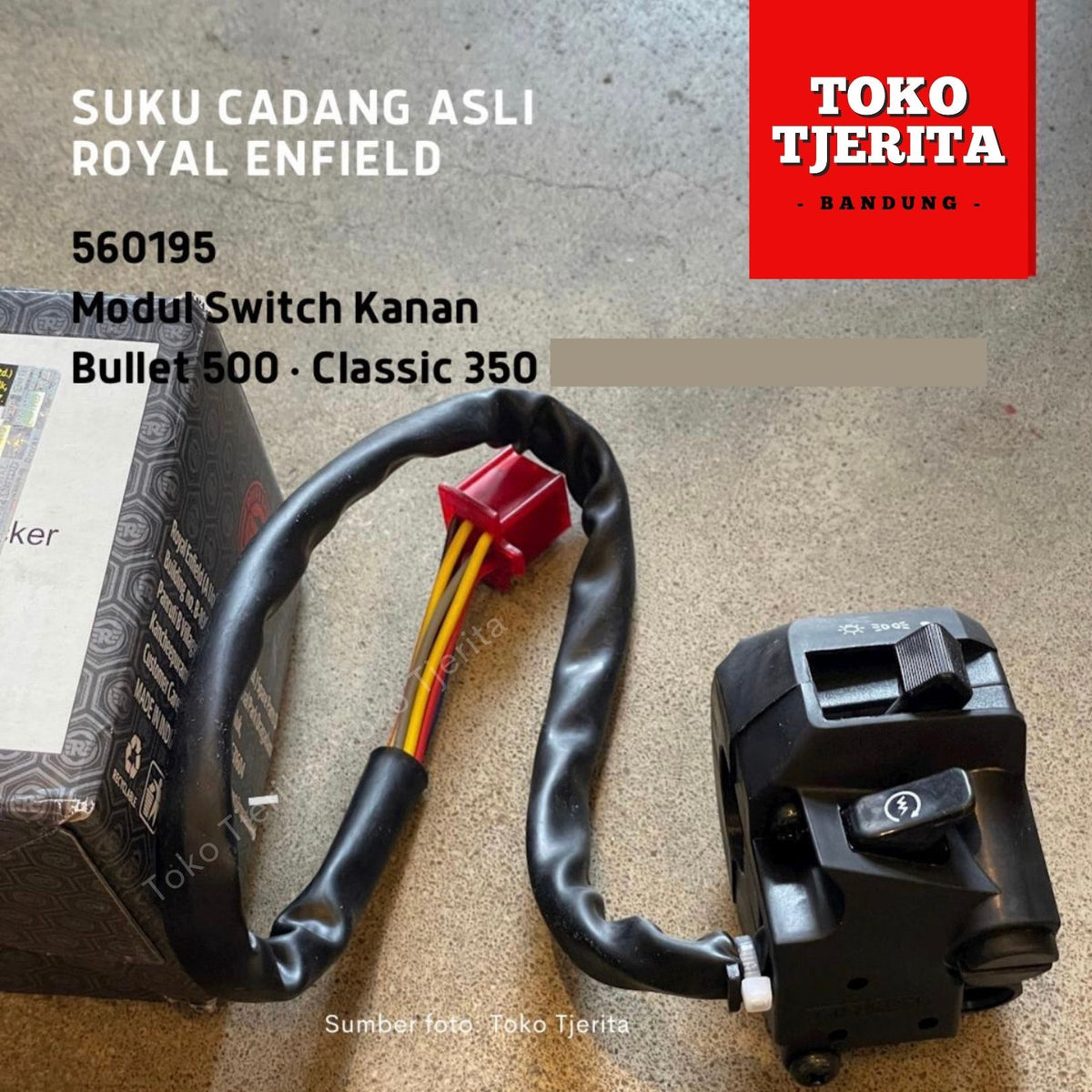 Modul Switch Kanan 560195 Classic 350 Bullet 500 - Royal Enfield ASLI