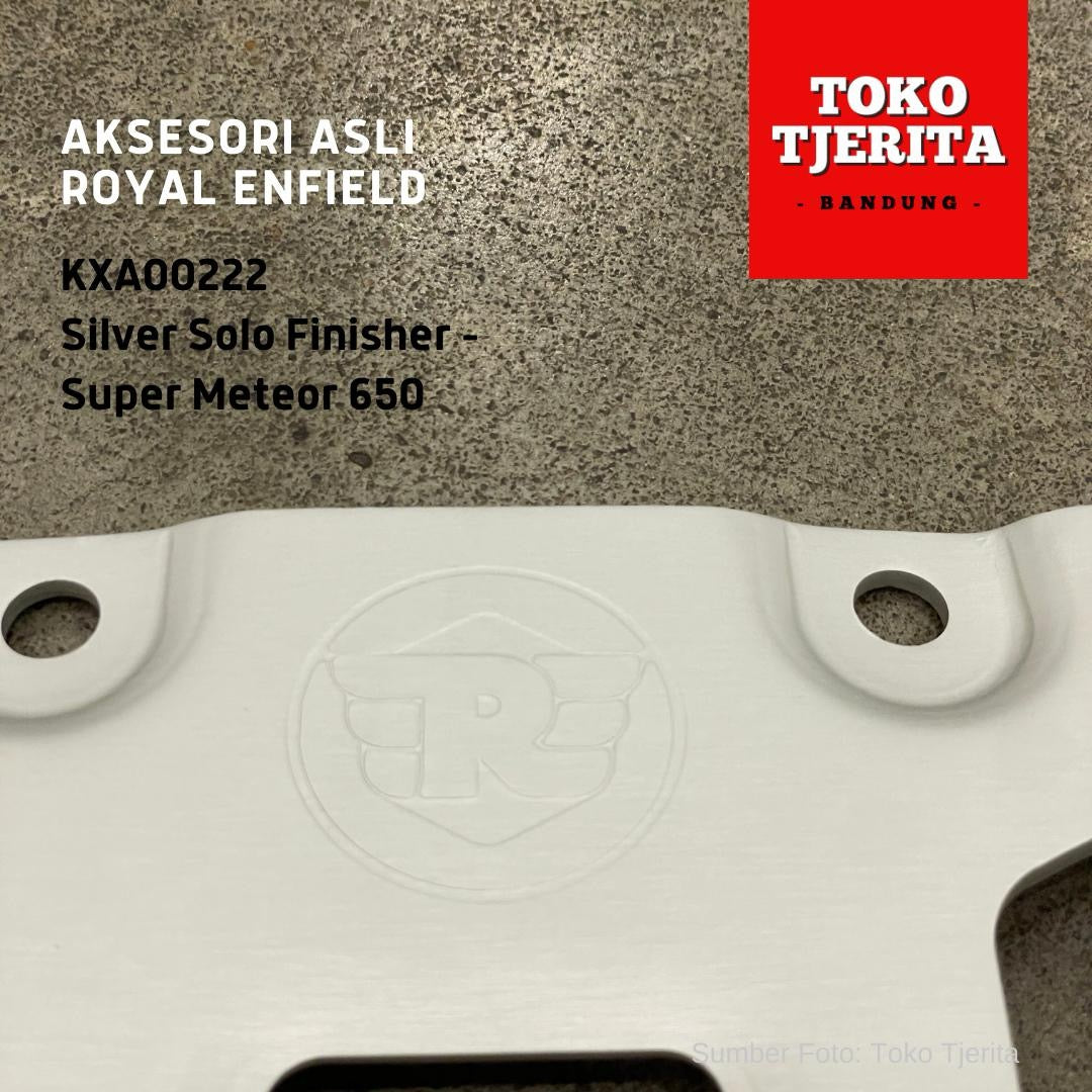 Silver Solo Finisher KXA00222 Super Meteor 650 - Royal Enfield (ASLI)