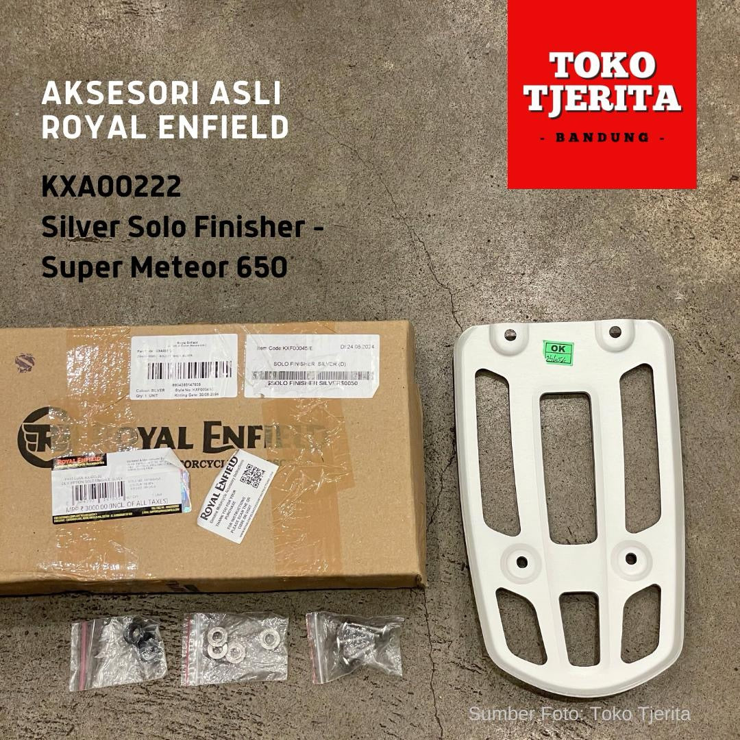Silver Solo Finisher KXA00222 Super Meteor 650 - Royal Enfield (ASLI)