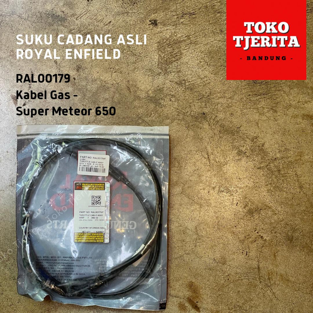 Kabel Gas Super Meteor 650 RAL00179 - Royal Enfield (ASLI)