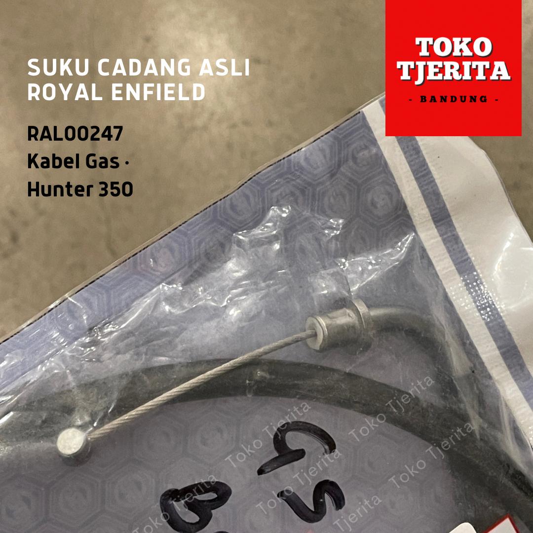Kabel Gas Hunter 350, Bullet 350 (2023) RAL00247 - Royal Enfield (ASLI)