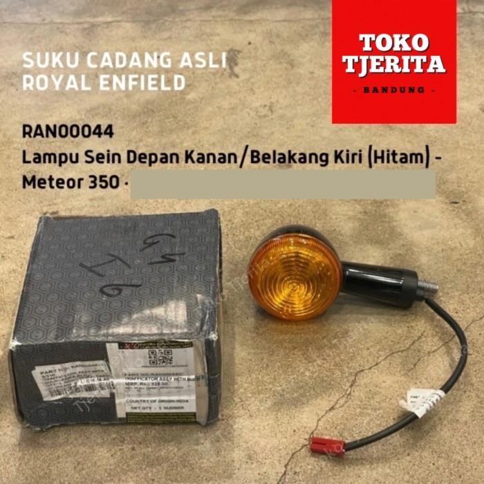 Lampu Sein Hitam (1 Buah) Meteor 350 Depan Belakang RAN00043 RAN00044 - Royal Enfield ASLI