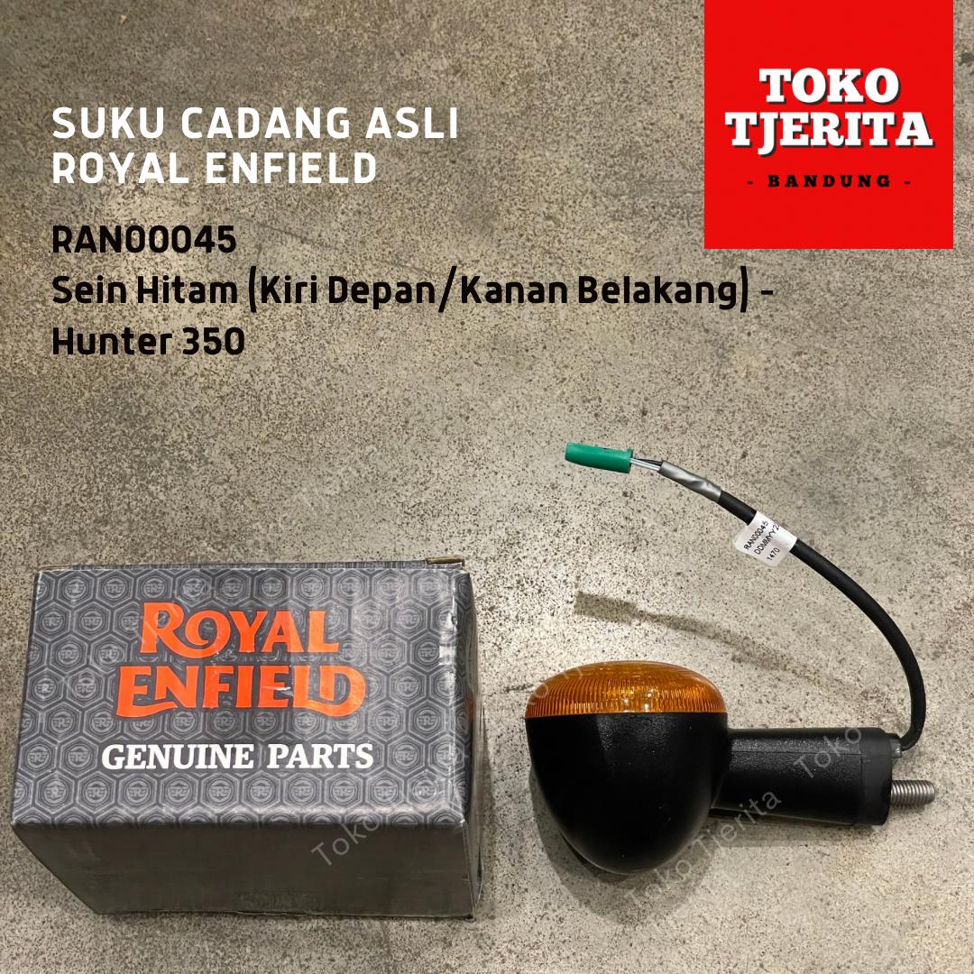 Lampu Sein Hitam (1 Buah) Hunter 350 RAN00045 RAN00046 - Royal Enfield ASLI