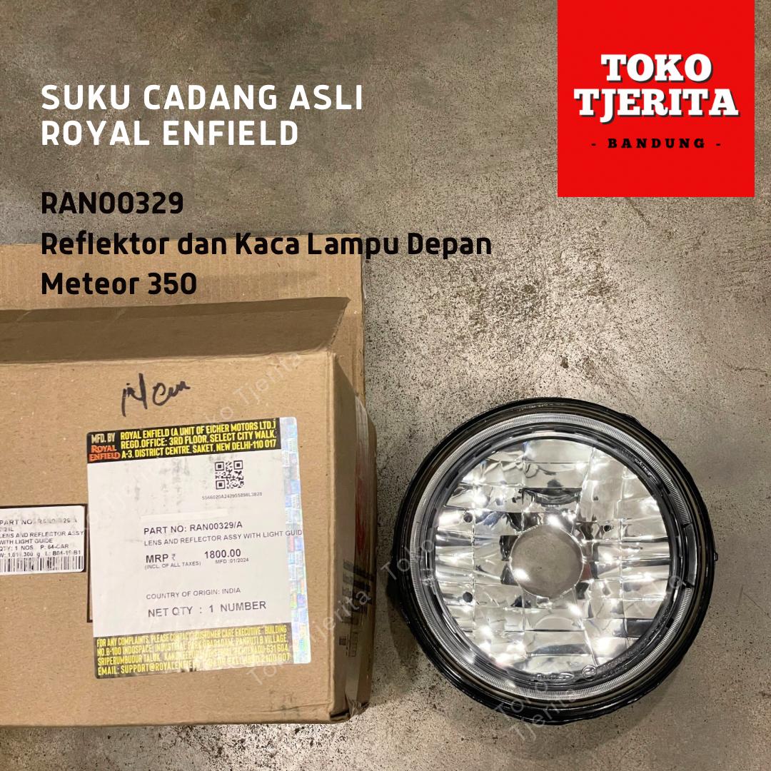 Lens and Reflector Meteor 350 Kaca dan Reflektor Lampu RAN00329 - Royal Enfield ASLI