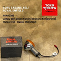 Lampu Sein Chrome (1 Buah) Meteor 350 Depan Belakang Classic 350 Belakang - Royal Enfield ASLI