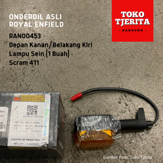Lampu Sein (1 Buah) Scram 411 - Royal Enfield ASLI