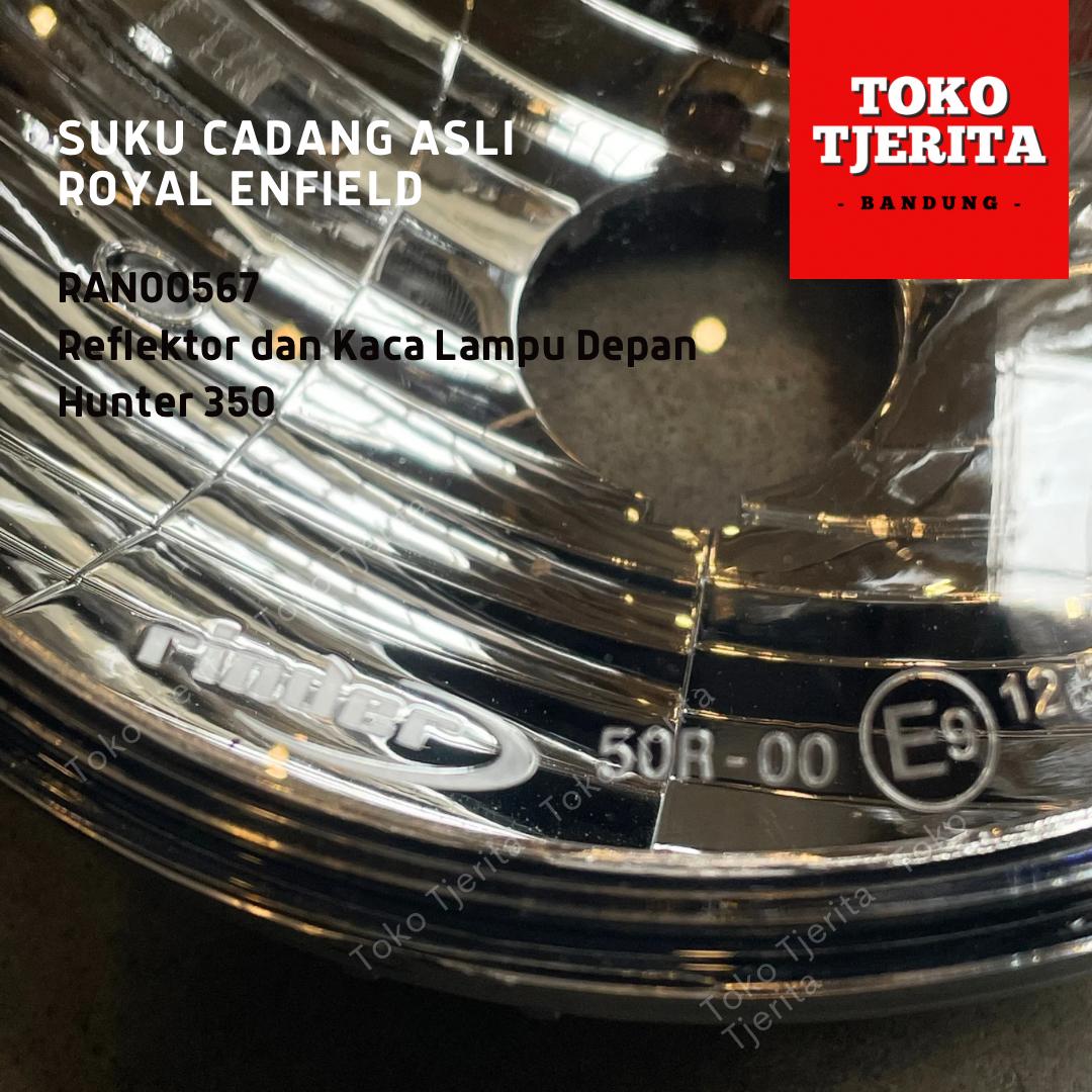 Lens and Reflector Hunter 350 Kaca dan Reflektor Lampu RAN00567 - Royal Enfield ASLI