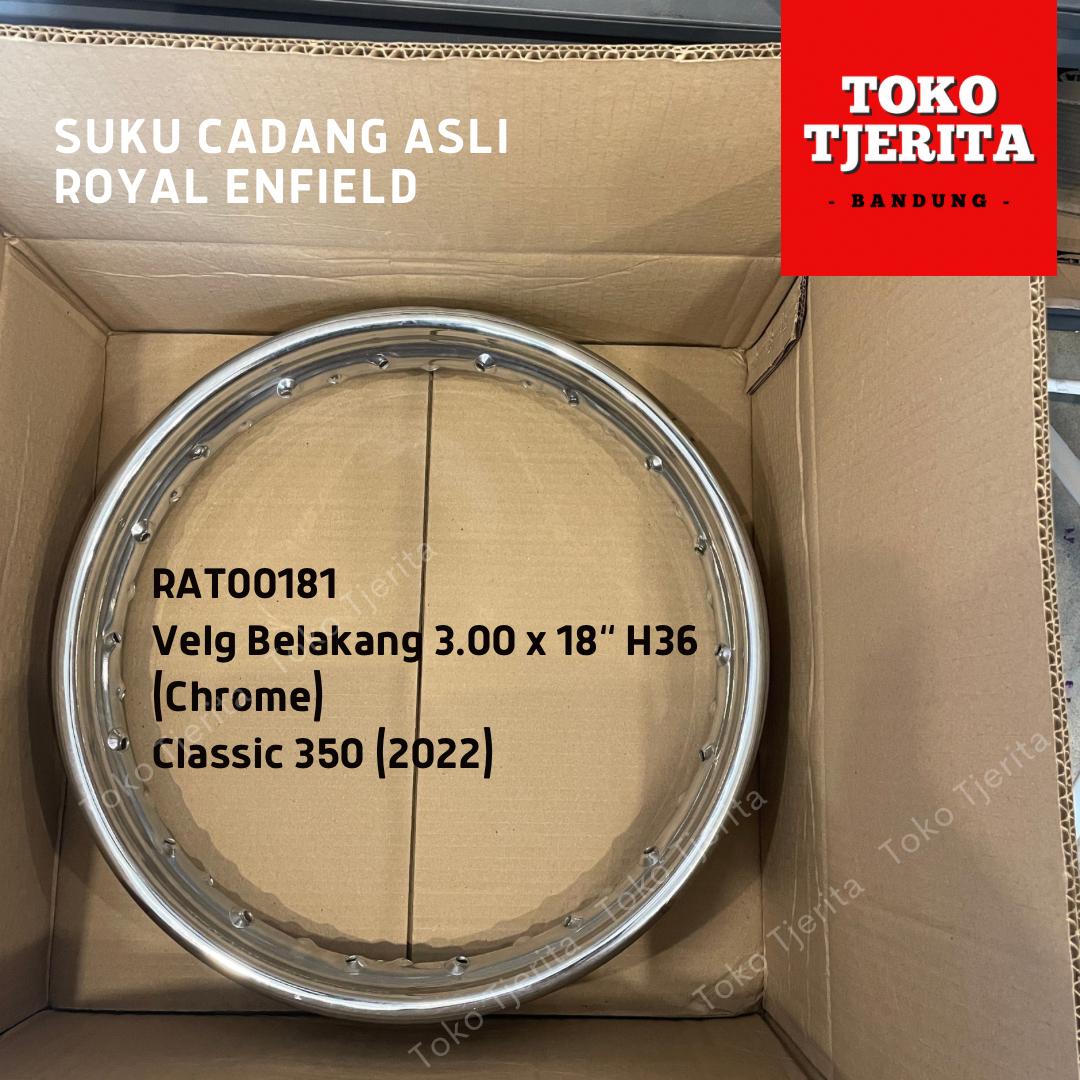 Velg Belakang 18" Chrome Classic Reborn RAT00181 - Royal Enfield ASLI