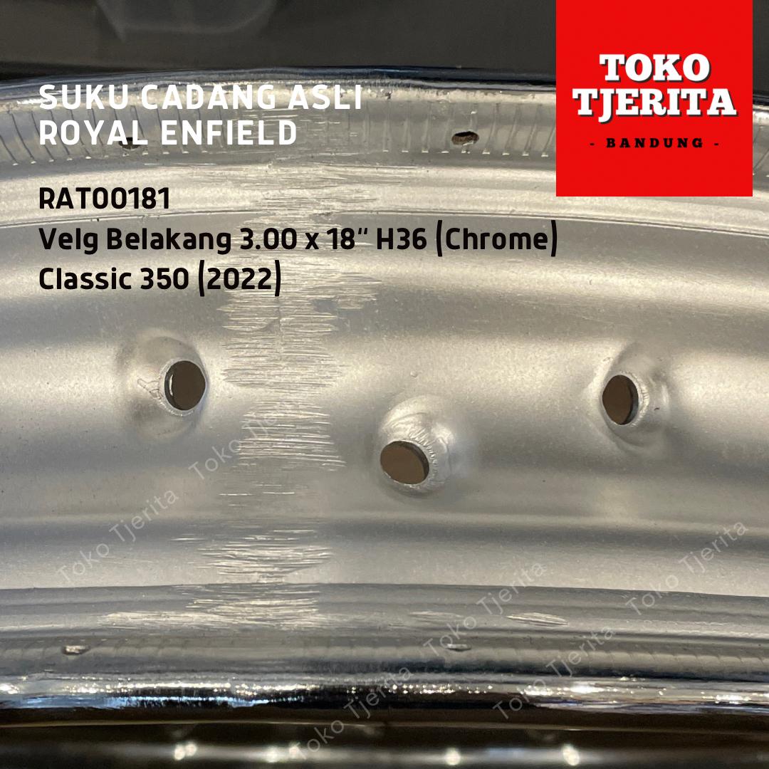 Velg Belakang 18" Chrome Classic Reborn RAT00181 - Royal Enfield ASLI