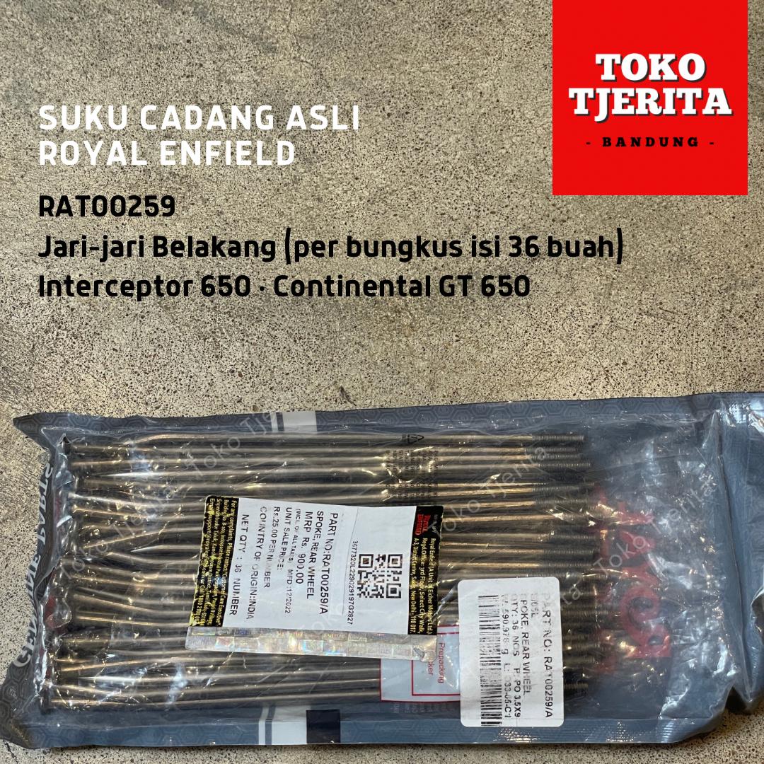 Jari-jari Belakang (36 Buah) Interceptor 650 RAT00259 - Royal Enfield